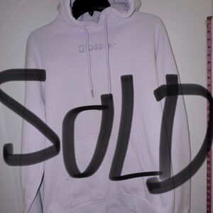Lavender 2022 Limited Edition Glossier Hoodie Large
